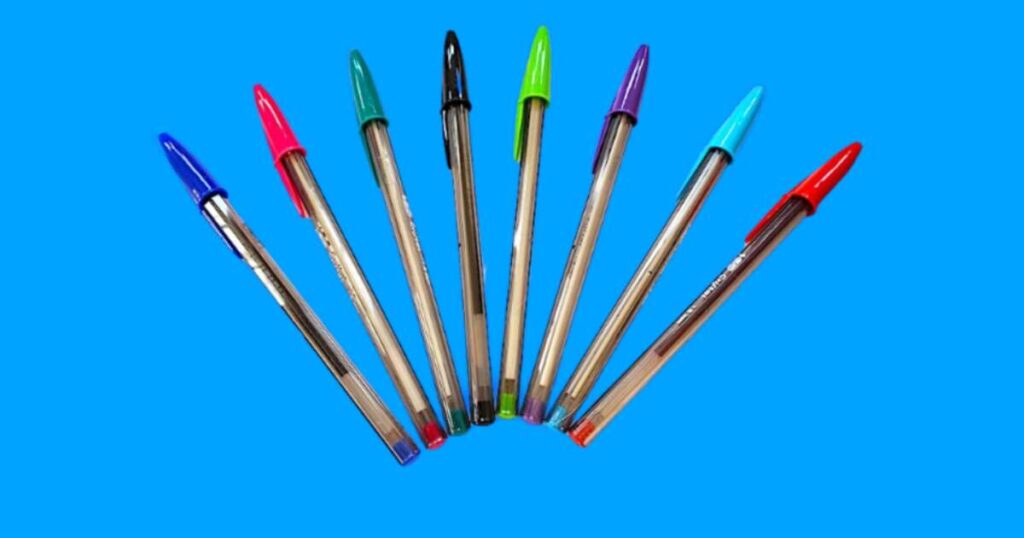 Set of Ten Bic Ink Pens