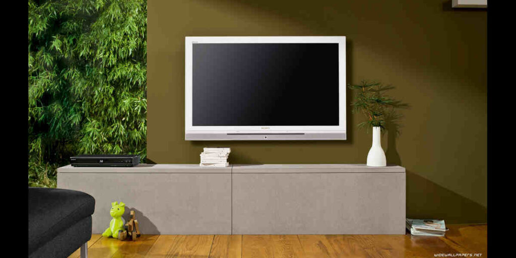 A Flat Screen Television