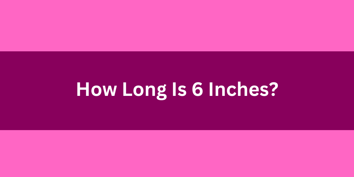 How Long Is 6 Inches